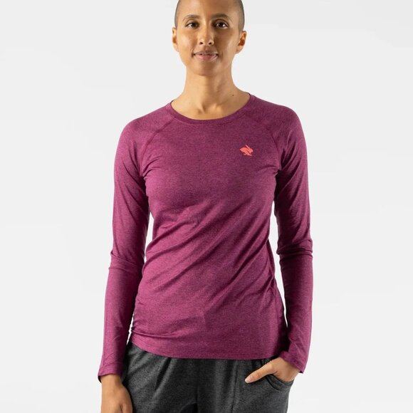 rabbit EZ Tee Long Sleeve Raspberry Grape L - Picture 2 of 14